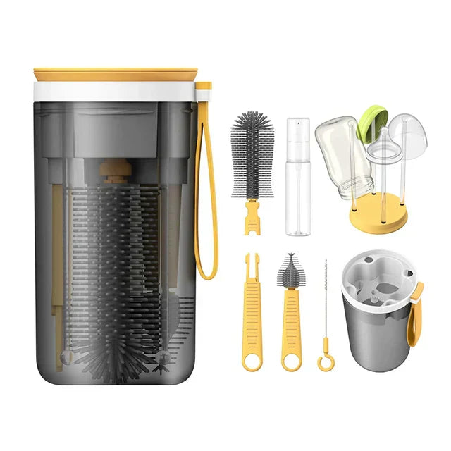 Maliben | Baby Bottle Cleaning Set – Practical Brush With Accessories For Easy Care On The Go