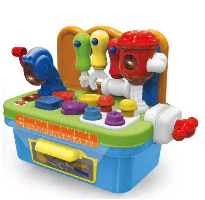 Maliben | Workbench – Interactive Learning Toy For Children With Tools & Shapes