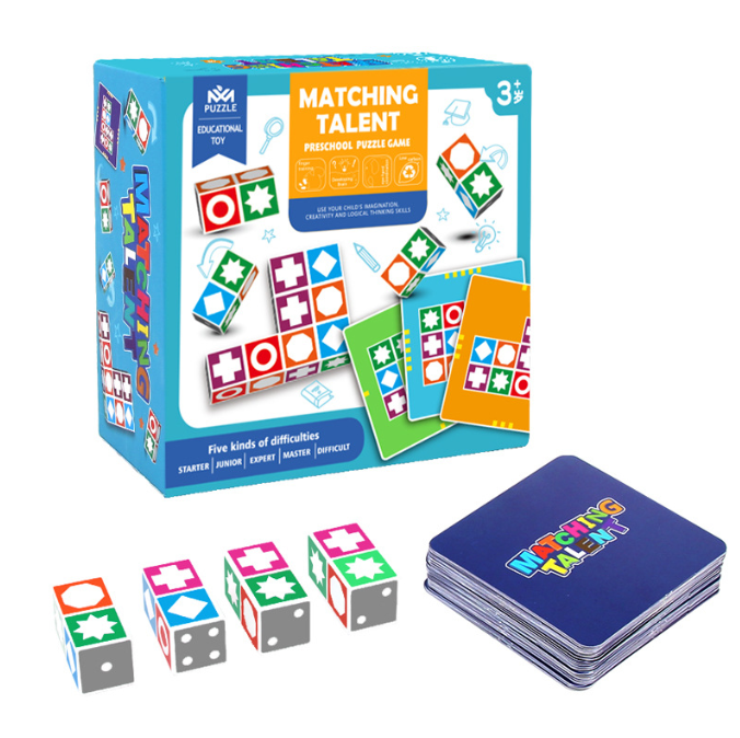 Maliben | Cube Puzzle Game | Learning To Match Shapes With Magical Cubes - Block Game