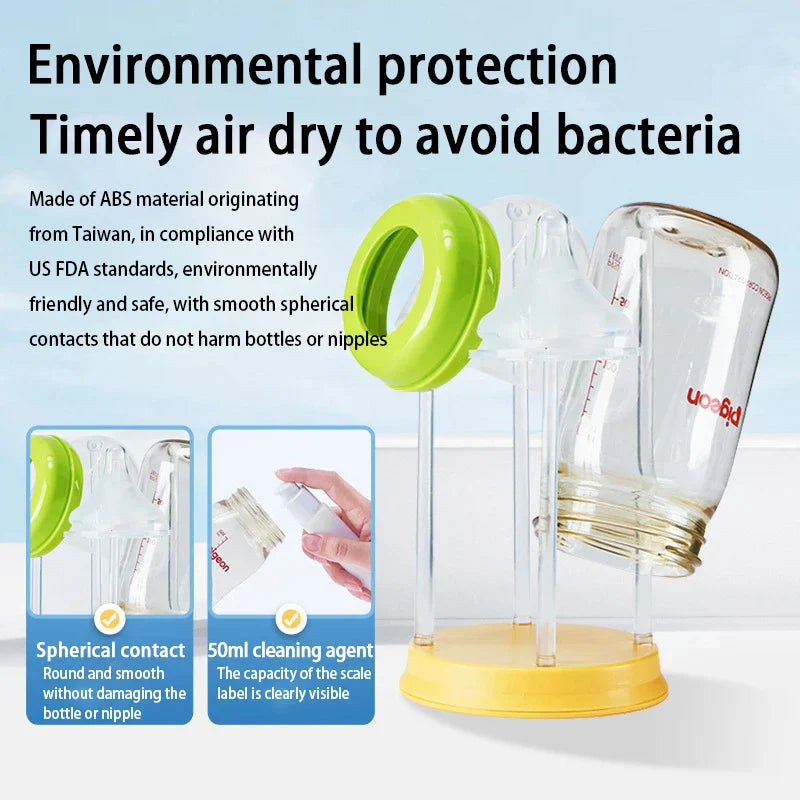 Maliben | Baby Bottle Cleaning Set – Practical Brush With Accessories For Easy Care On The Go