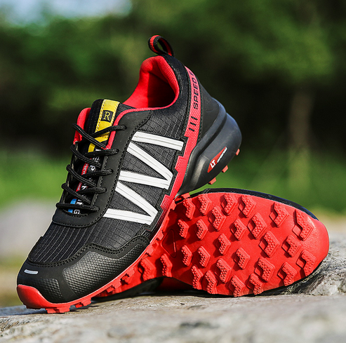 Maliben | Summit Climber HikIng Boots in Blue And Green