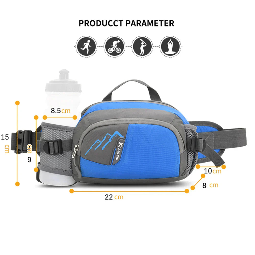 Maliben | Running Belt Motionlite | Lightweight & Water-Repellent | Adjustable For All Sizes | Perfect For Jogging, Hiking & Cycling