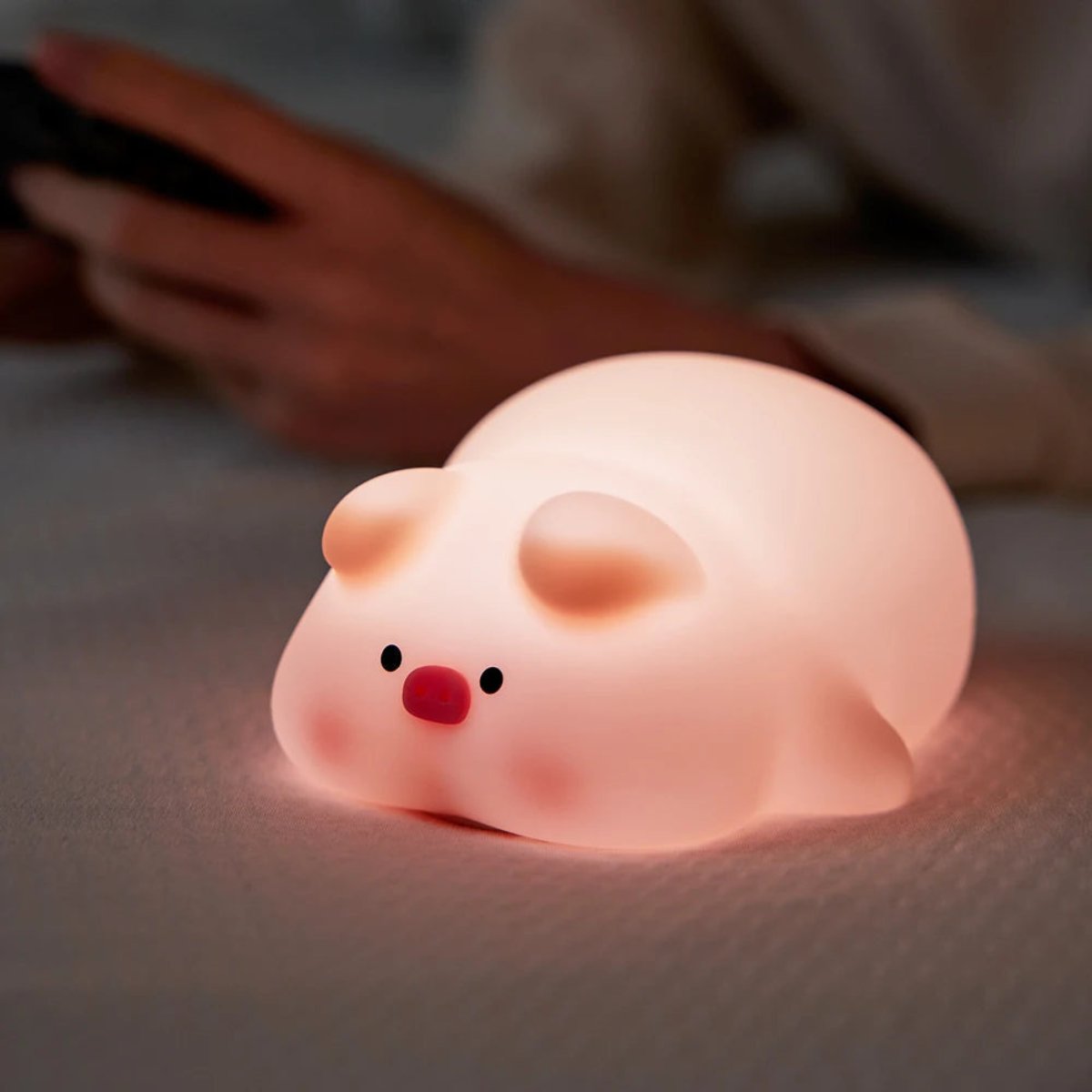 Maliben | Night Light | Soft And Dimmable - Rabbit Lamp For Children