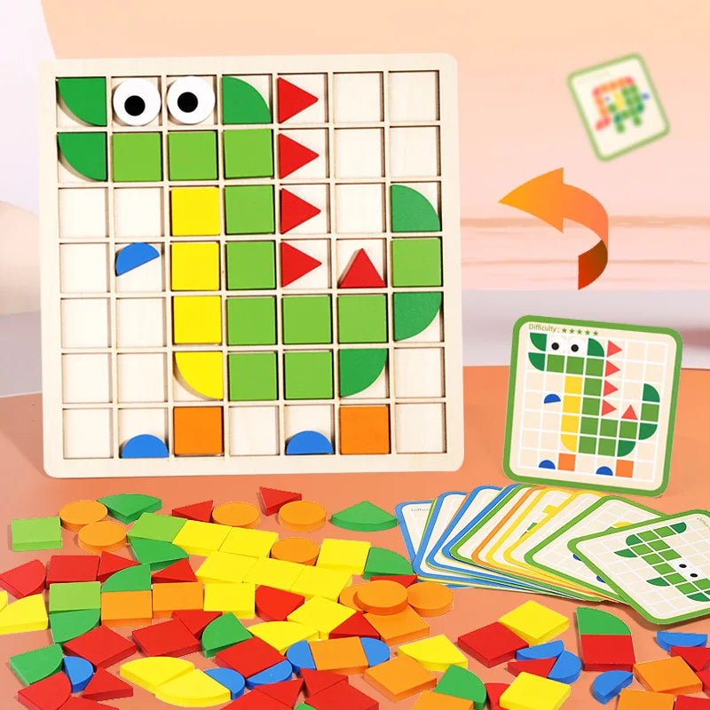Maliben | WoodlAnd Puzzle - Fun and Educational Wooden Puzzle Set