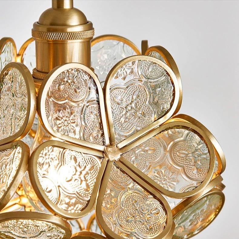 Maliben | Modern Flower Shape Glass Led Pendant Lamp