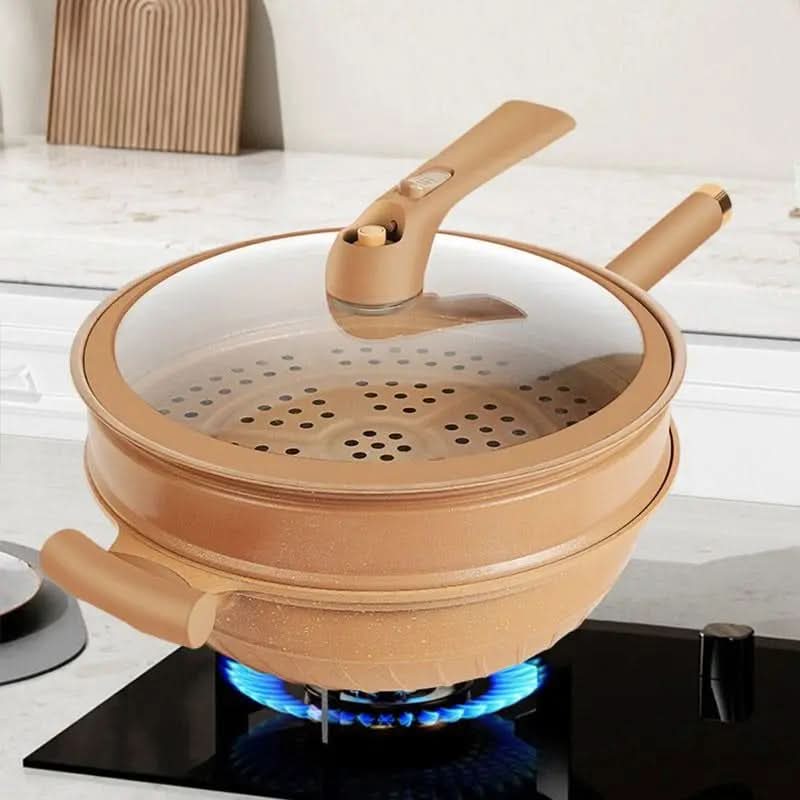 Maliben | Vega - Ultrasmart Wok Pro With Steamer Basket