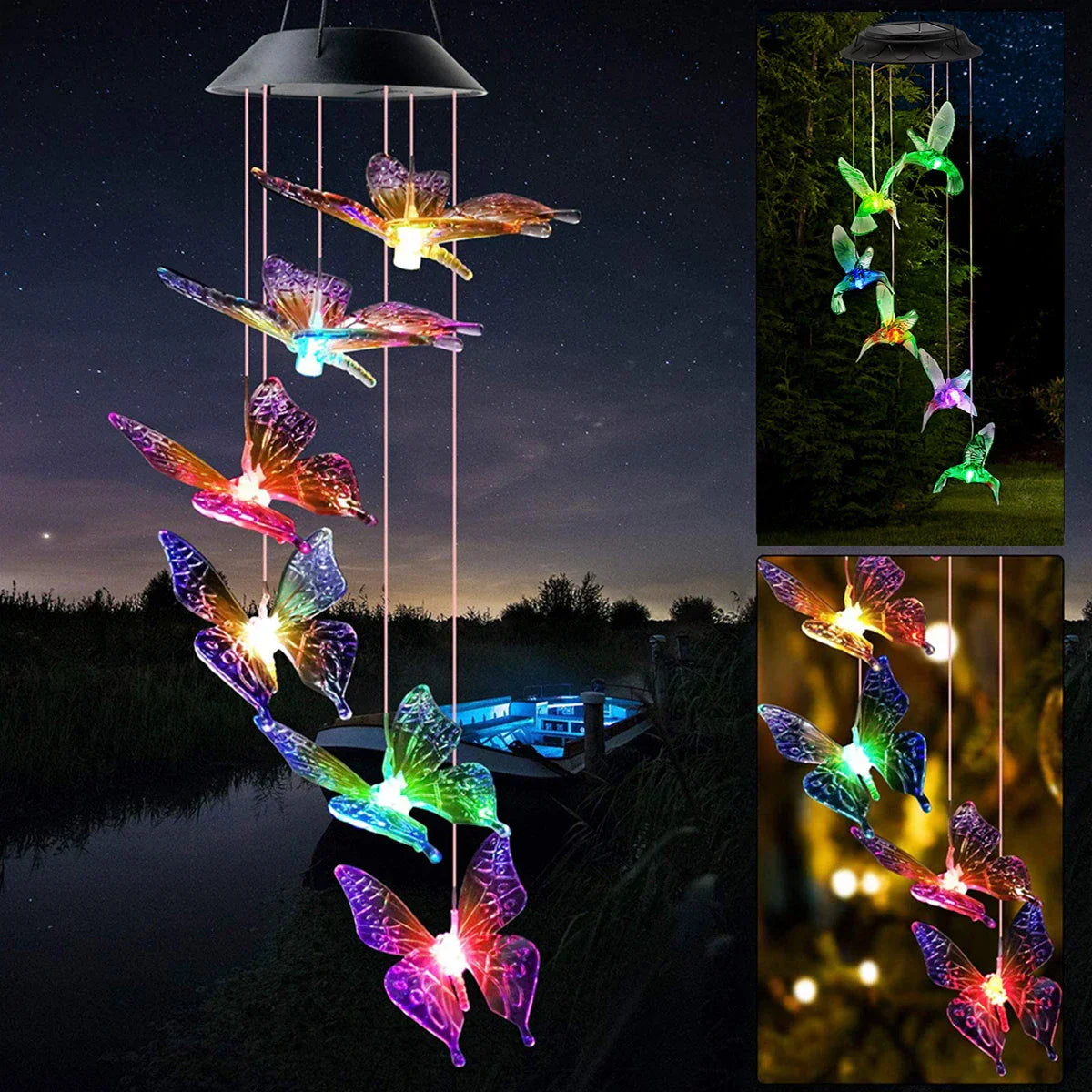 Maliben | Solar Birds - Solar-Powered Garden Lights