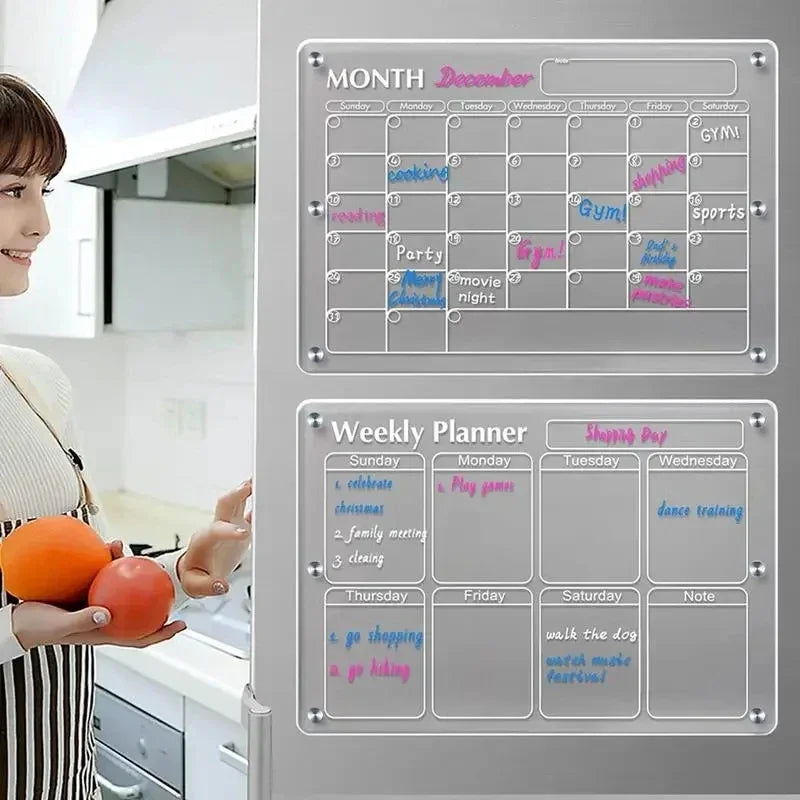 Maliben | Calendly™ - Acrylic Magnetic Calendar Board