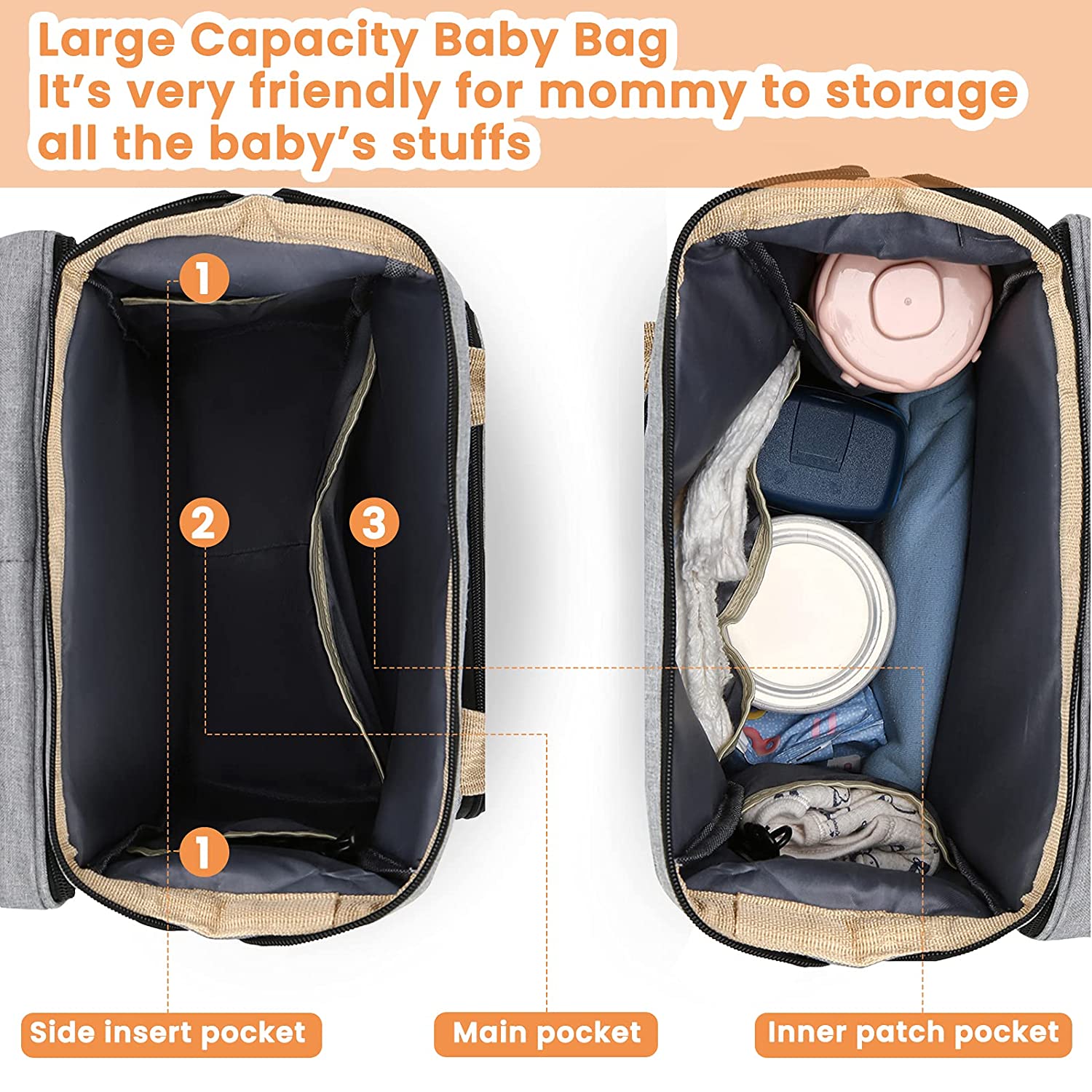 Maliben | All-In-One Smart Mama Diaper Bag