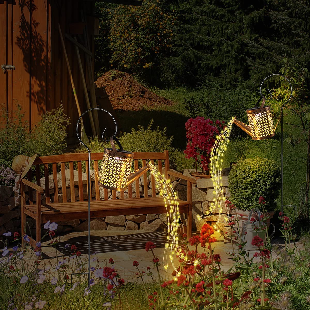 MAliben | Wireless Led Solar WaterIng Can - Create a Fantastic Atmosphere in Your Garden!
