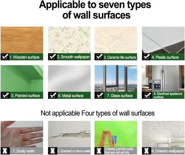 Maliben | Flexible Mirror Sheets | Shatterproof Pet Wall Mirror | Peel & Stick Design | Lightweight & Safe