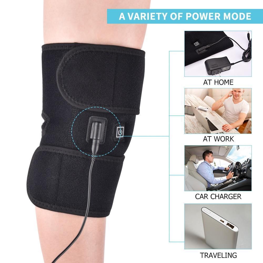 Maliben | Infrared Heated Knee Physiotherapy Safe Massager - Pain Relief Rehabilitation