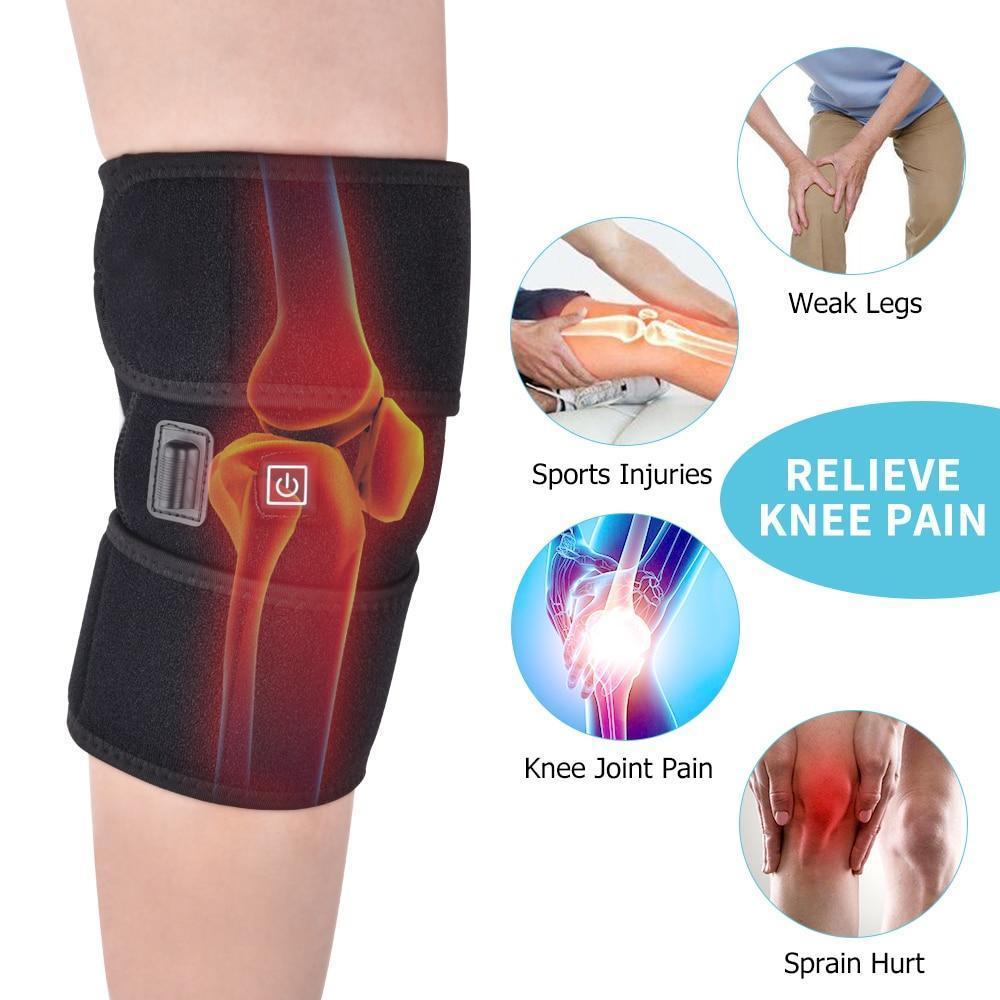 Maliben | Infrared Heated Knee Physiotherapy Safe Massager - Pain Relief Rehabilitation