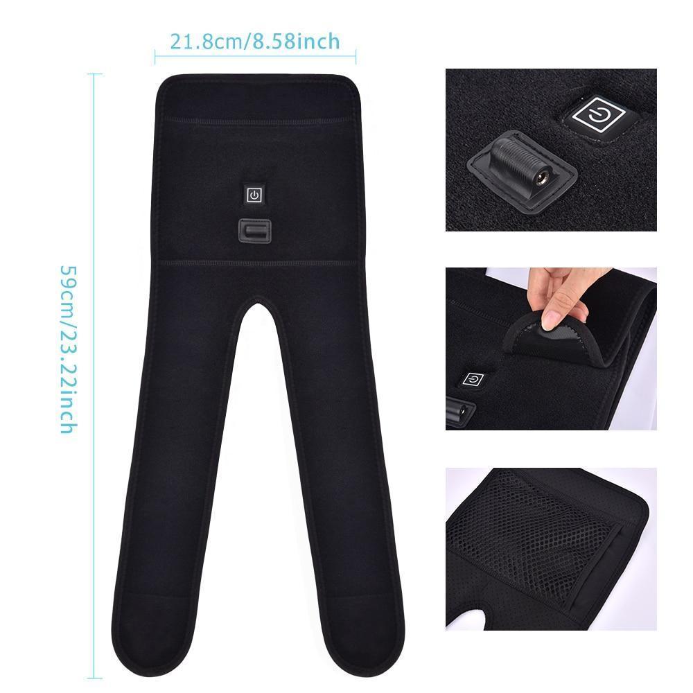 Maliben | Infrared Heated Knee Physiotherapy Safe Massager - Pain Relief Rehabilitation