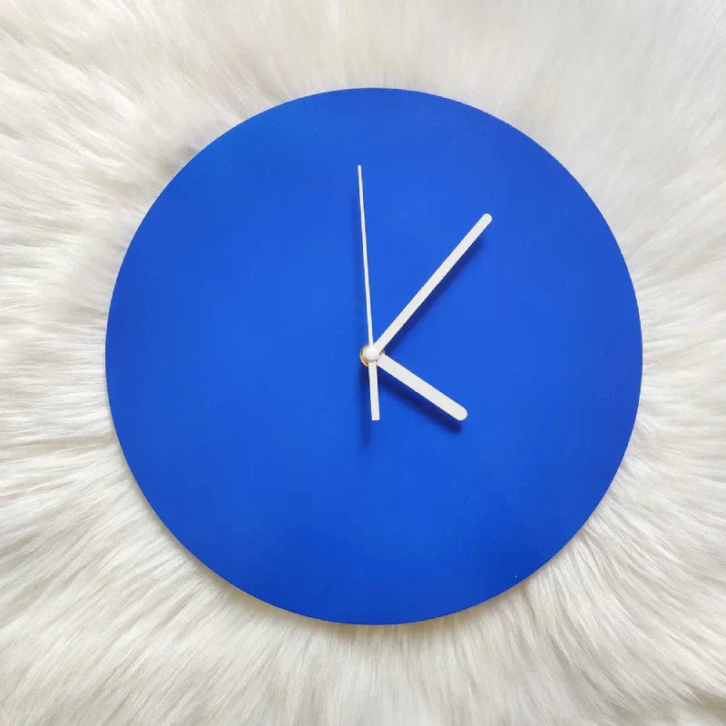 Maliben | Small Blue Geometric Wall Clock