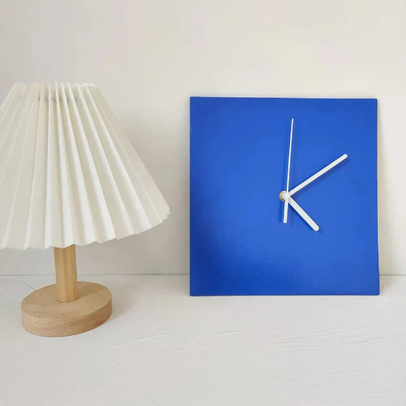 Maliben | Small Blue Geometric Wall Clock