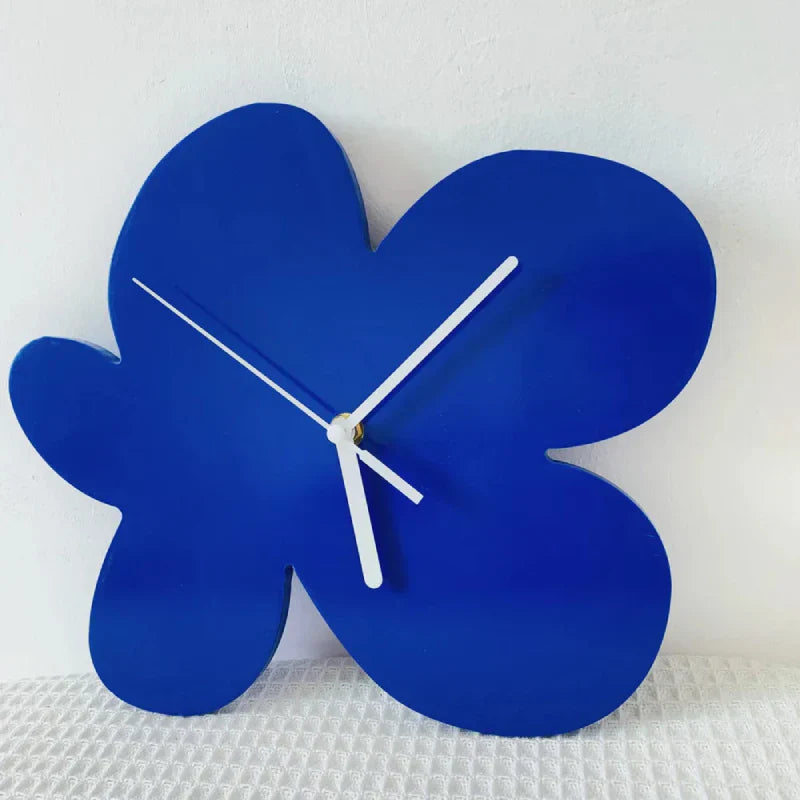 Maliben | Small Blue Geometric Wall Clock