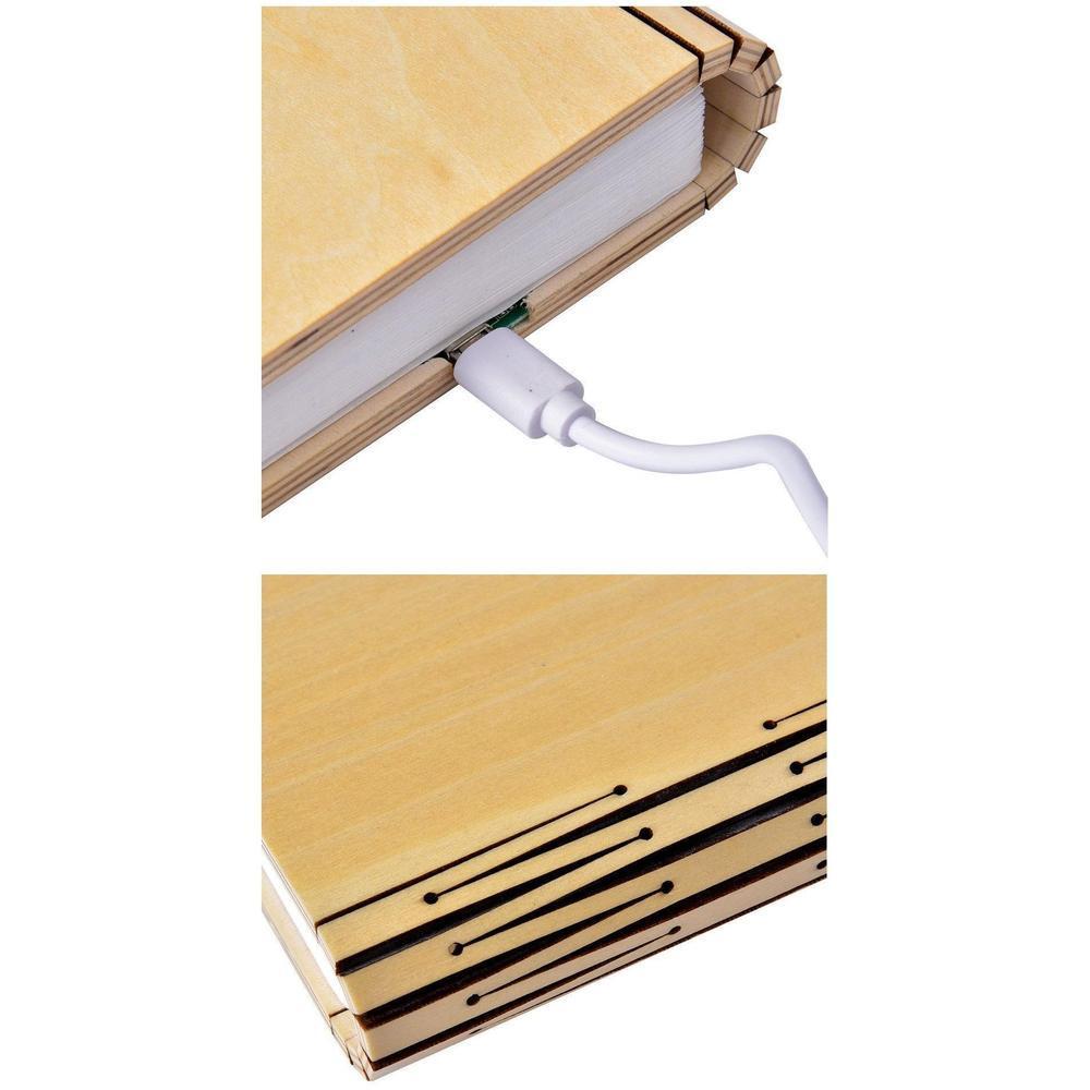 Maliben | Wood Book Led Lamp