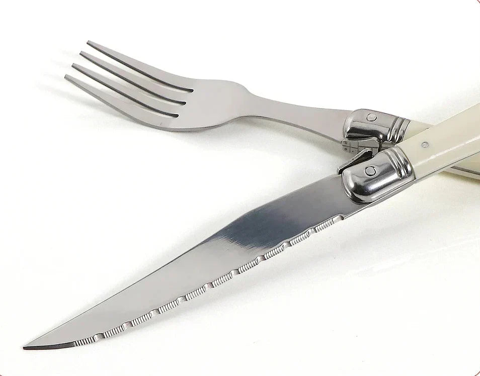 Maliben | IvoryElegance – Luxury Laguiole Cutlery Set with Timeless Style