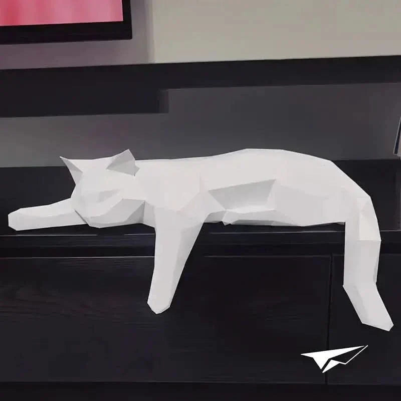 Maliben | Modern Decorative Cat Figurine For Home Interiors