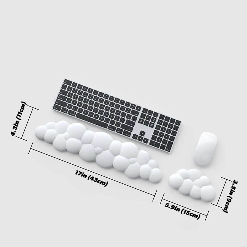 Maliben Cloud-shaped Keyboard & Mouse Wrist Rest