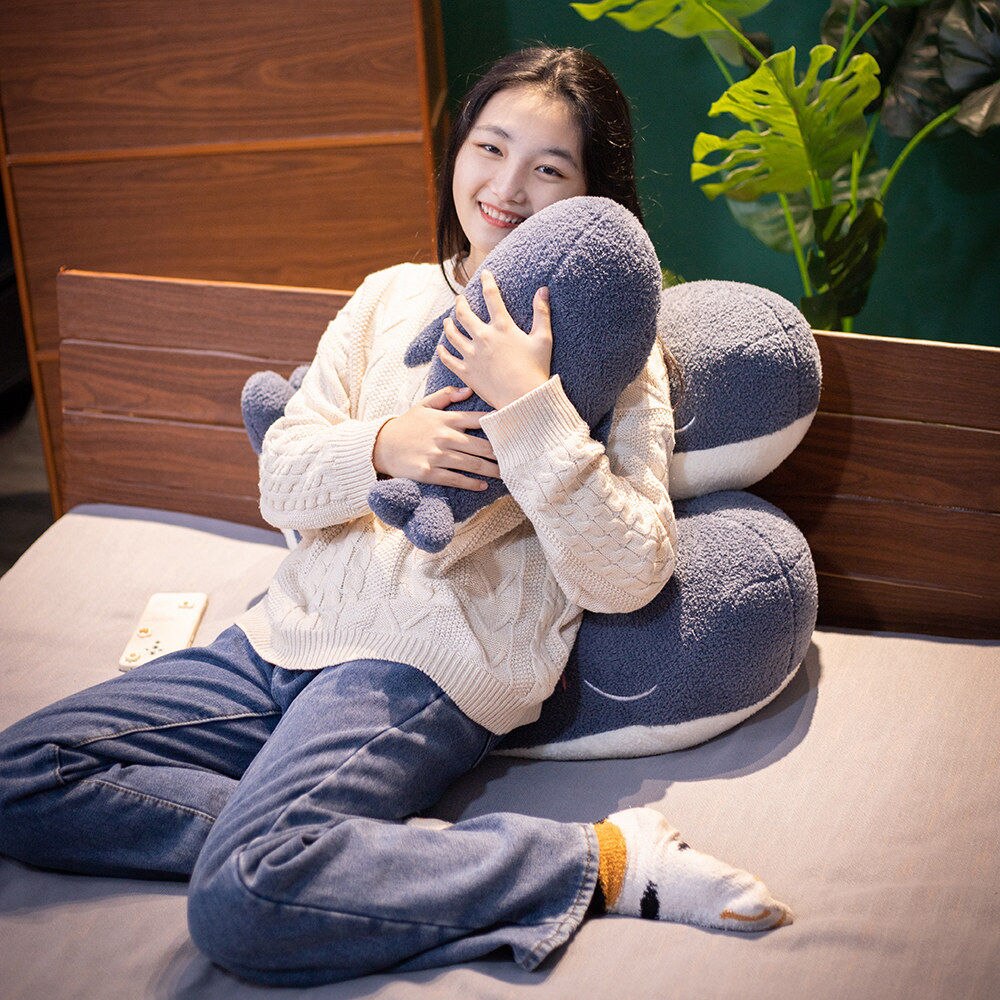 Maliben | Adorable Fluffy Blue Whale Plushie
