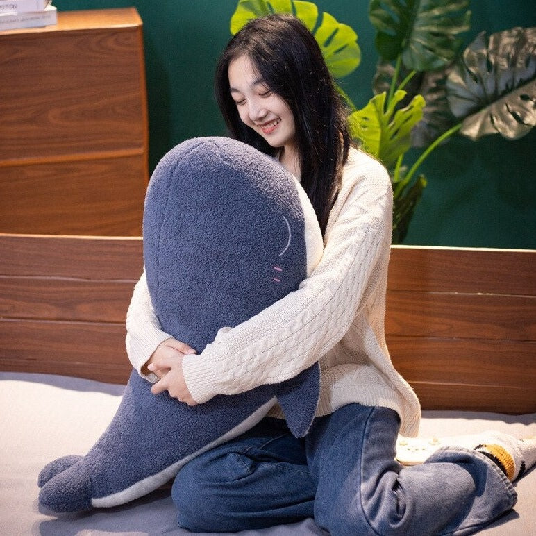 Maliben | Adorable Fluffy Blue Whale Plushie