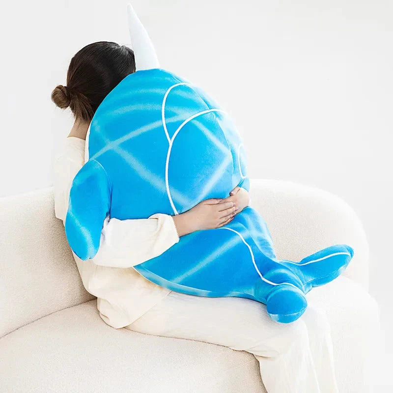 Maliben | Anime Childe Tartaglia Blue Narwhal Whale Plush