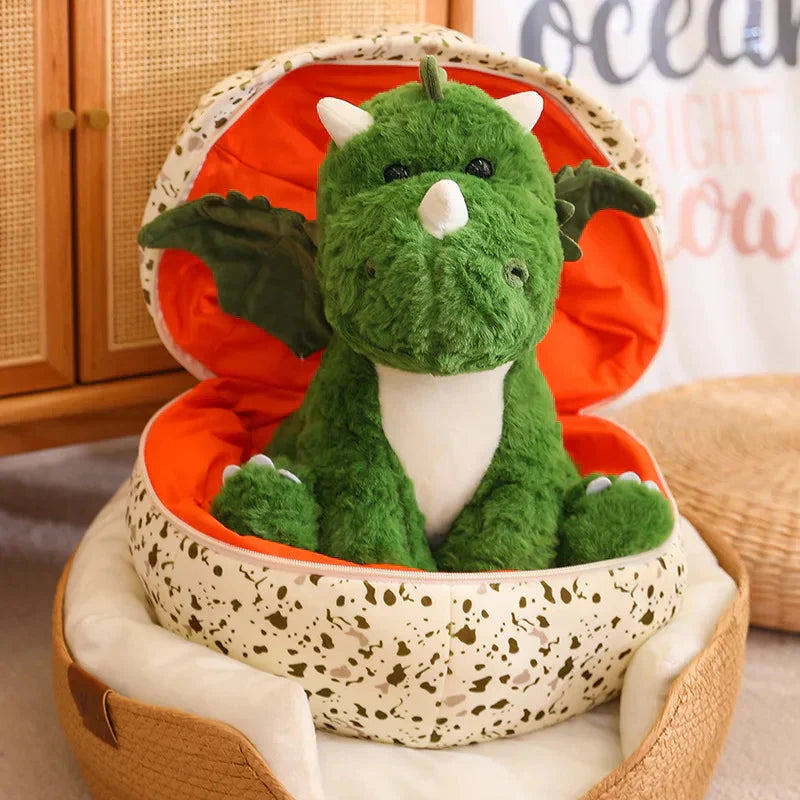 Maliben | Baby Dragon Egg 2-In-1 Plush