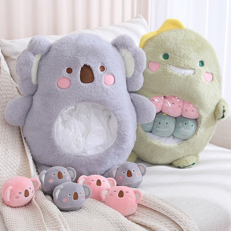 Maliben | Bag Of Koala Dino Bunny Panda Plushie Collection