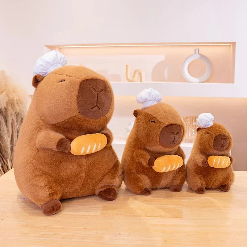 Maliben | Baker And Chef Capybara Plush Collection