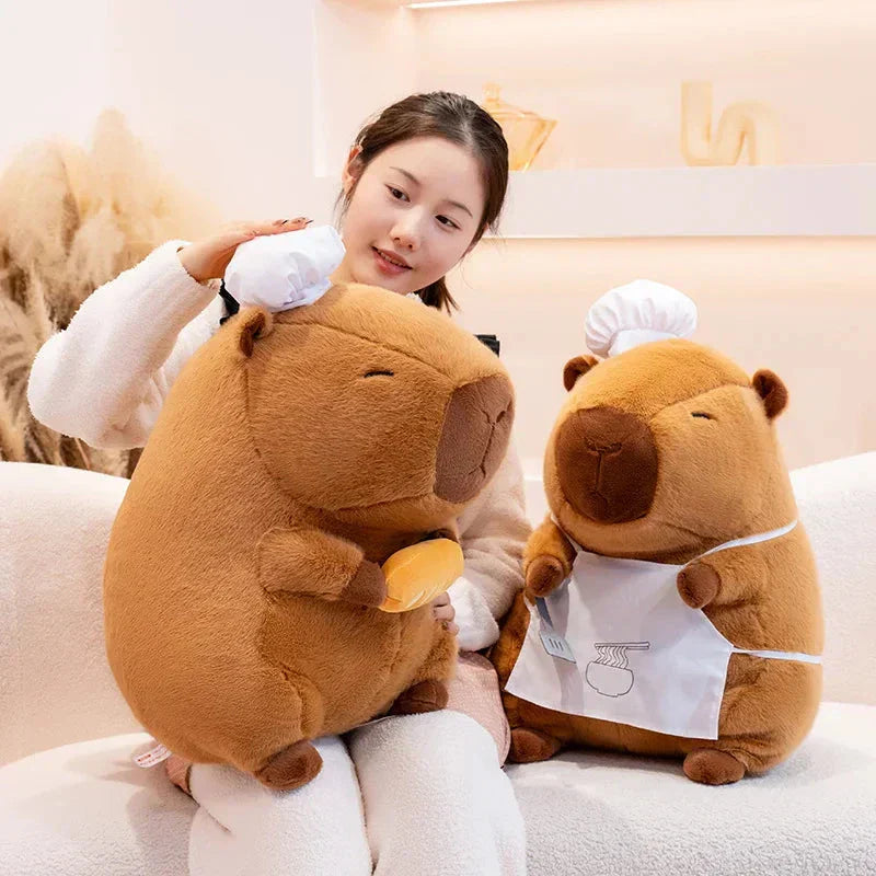 Maliben | Baker And Chef Capybara Plush Collection