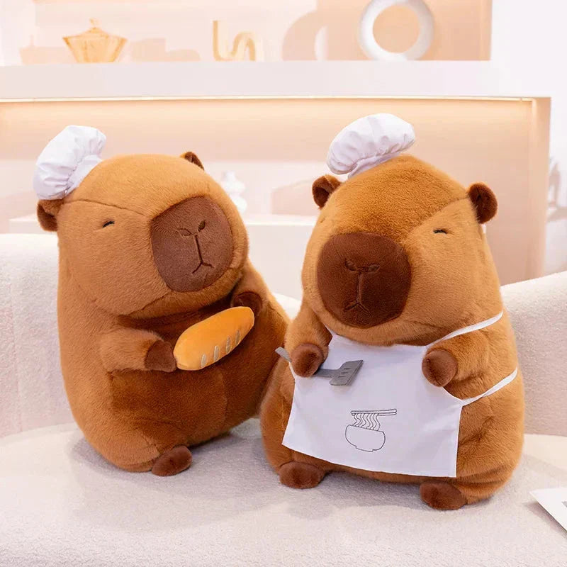 Maliben | Baker And Chef Capybara Plush Collection
