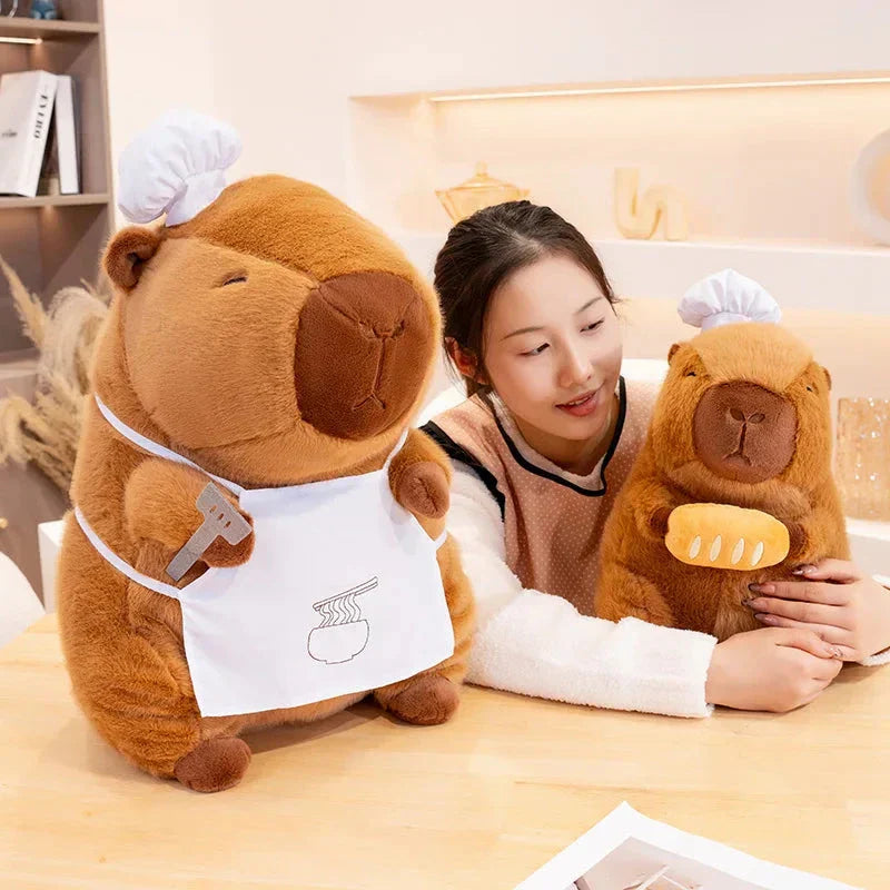 Maliben | Baker And Chef Capybara Plush Collection