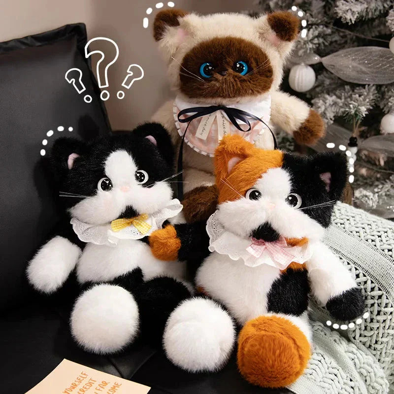 Maliben | Big-Eyed Calico Siamese Cat Plush Friends