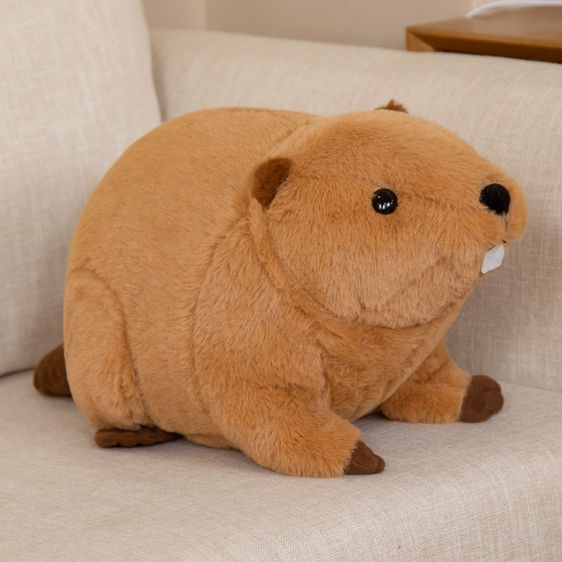 Maliben | Billy & Willy The Fluffy Brown Beaver Plushie