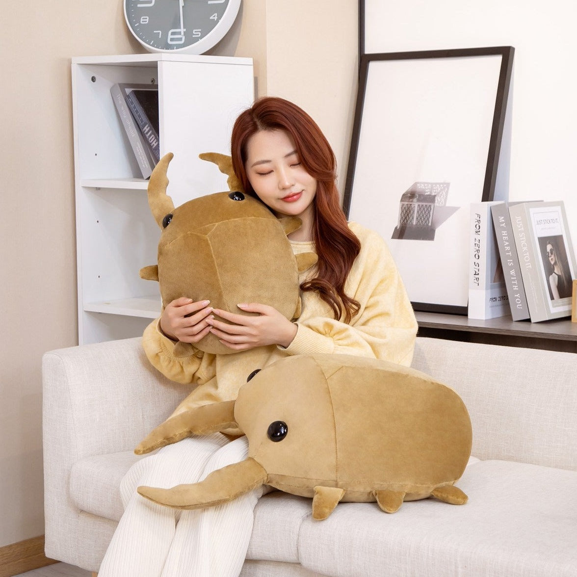 Maliben | Brown Kawaii Dung Beetles Plushies