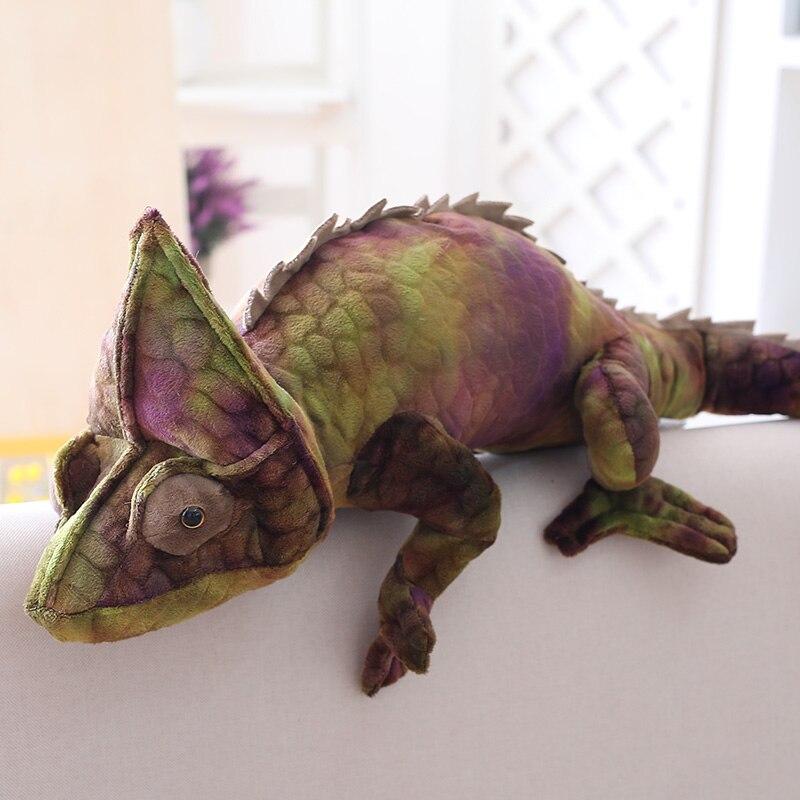 Maliben | Brown & Red Chameleon Plush