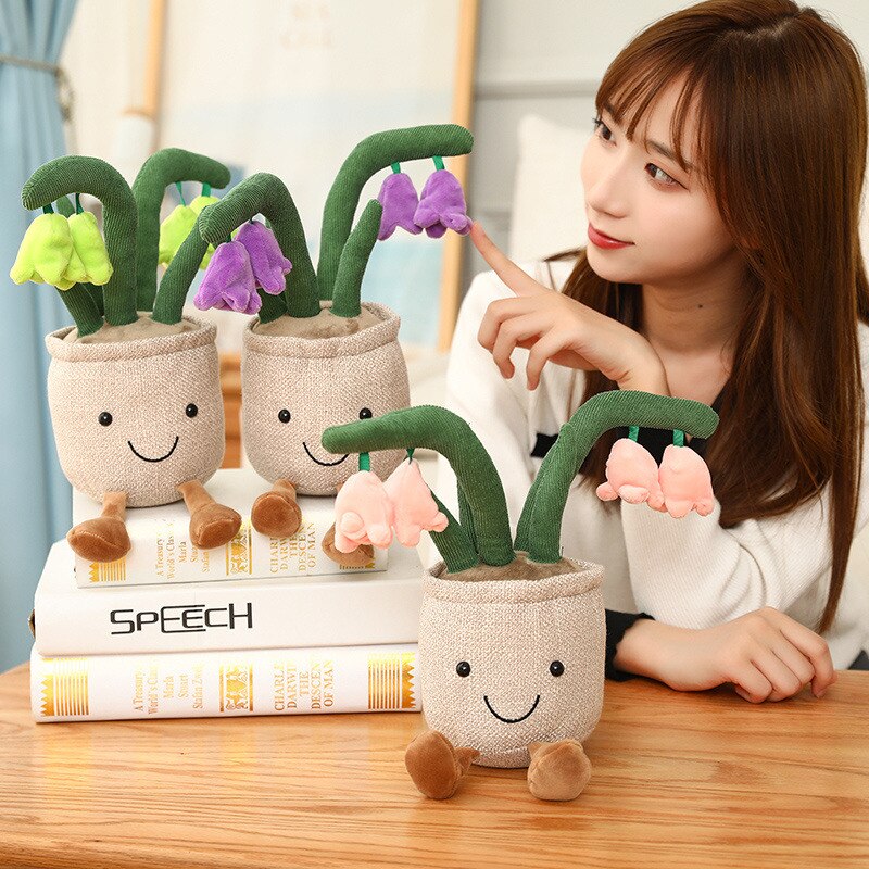 Maliben | Fuzzy Fella Flower Pot Plush