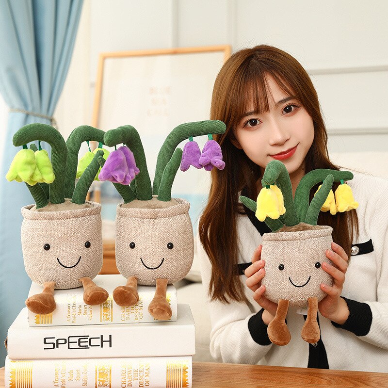 Maliben | Fuzzy Fella Flower Pot Plush