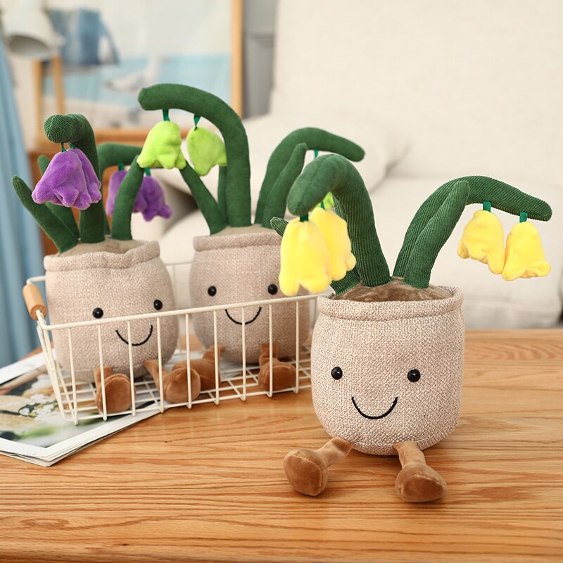 Maliben | Fuzzy Fella Flower Pot Plush