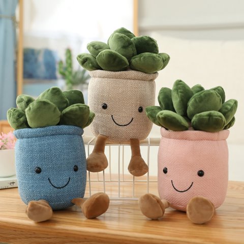 Maliben | Buddy Moonstones Flower Pot Plush