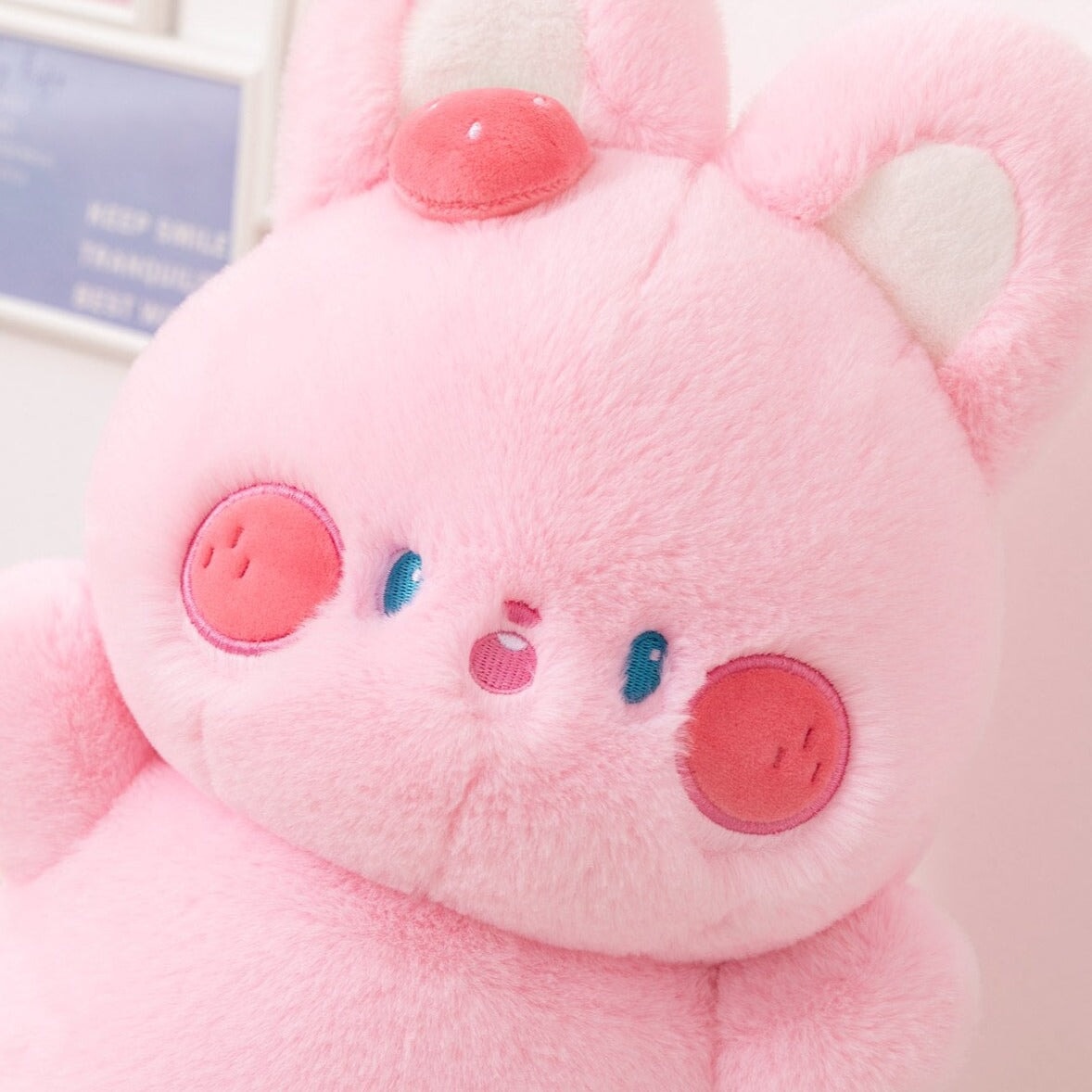 Maliben | Buttons The Fluffy Pink Bunny Plushie