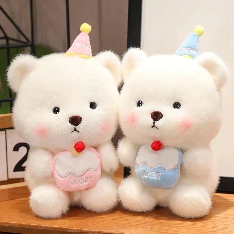 Maliben | Capybara & Bear Happy Birthday Cake Plushies