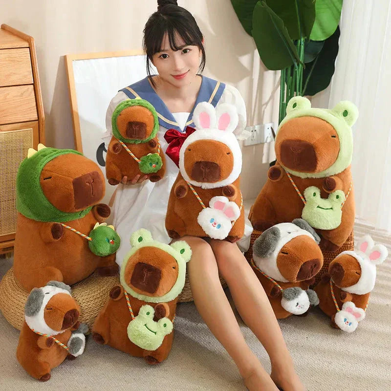 Maliben | Capybara Frog Besties Costume Plush