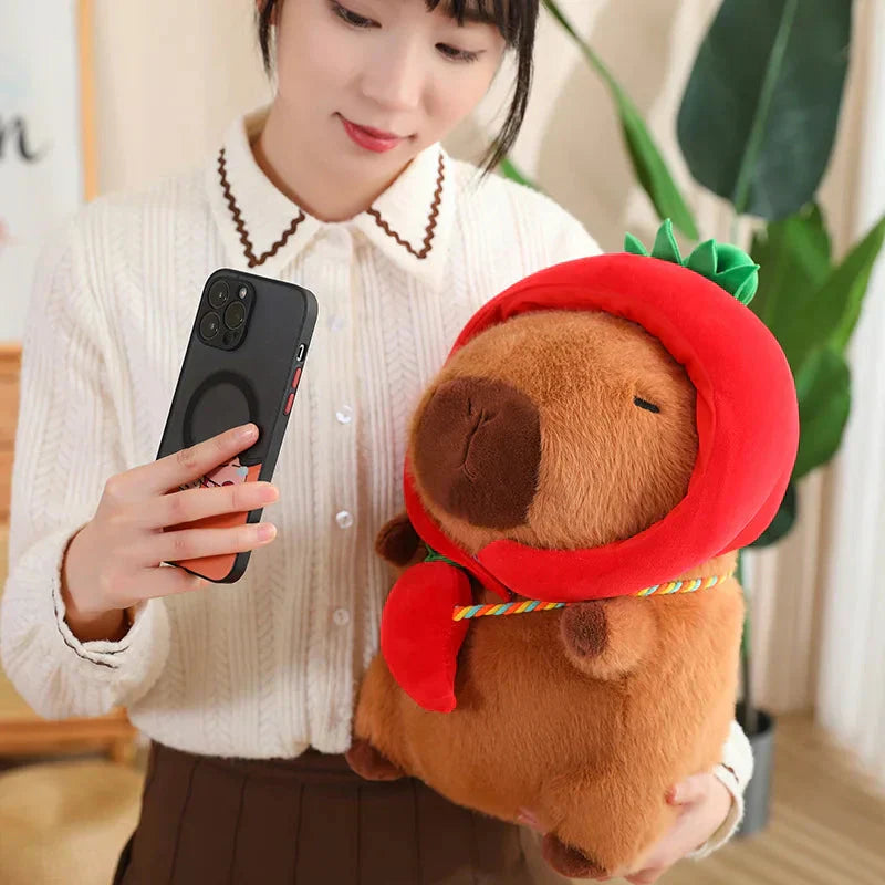 Maliben | Capybara With Vegetable Hats Plushie