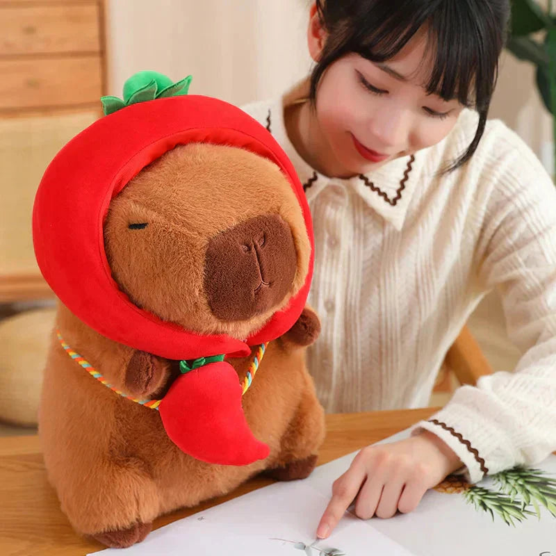 Maliben | Capybara With Vegetable Hats Plushie