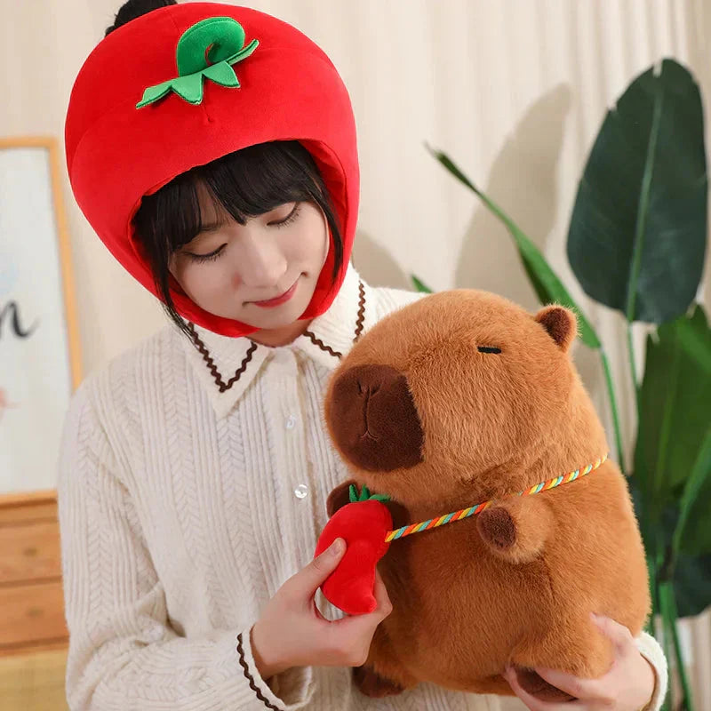 Maliben | Capybara With Vegetable Hats Plushie