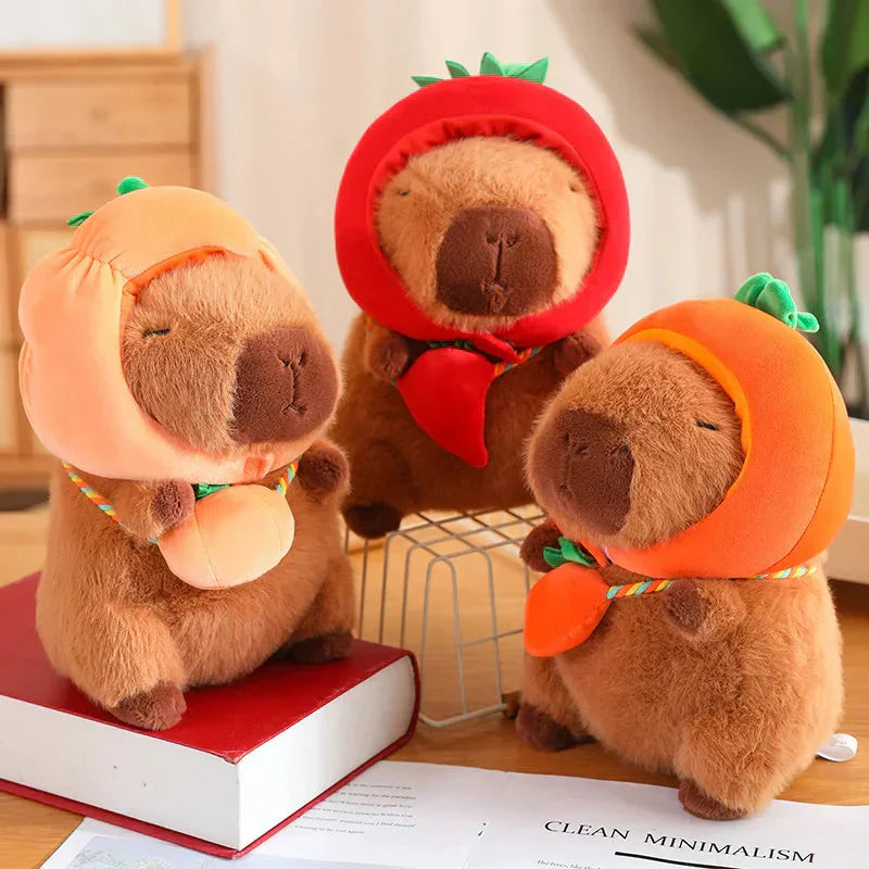 Maliben | Capybara With Vegetable Hats Plushie