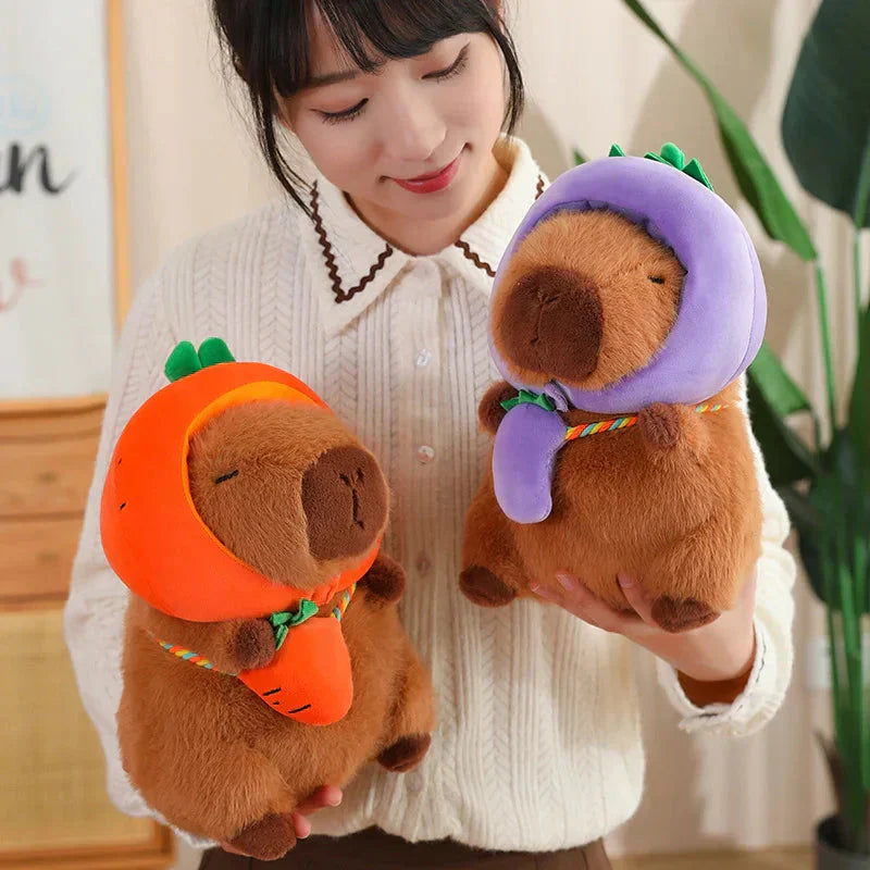 Maliben | Capybara With Vegetable Hats Plushie